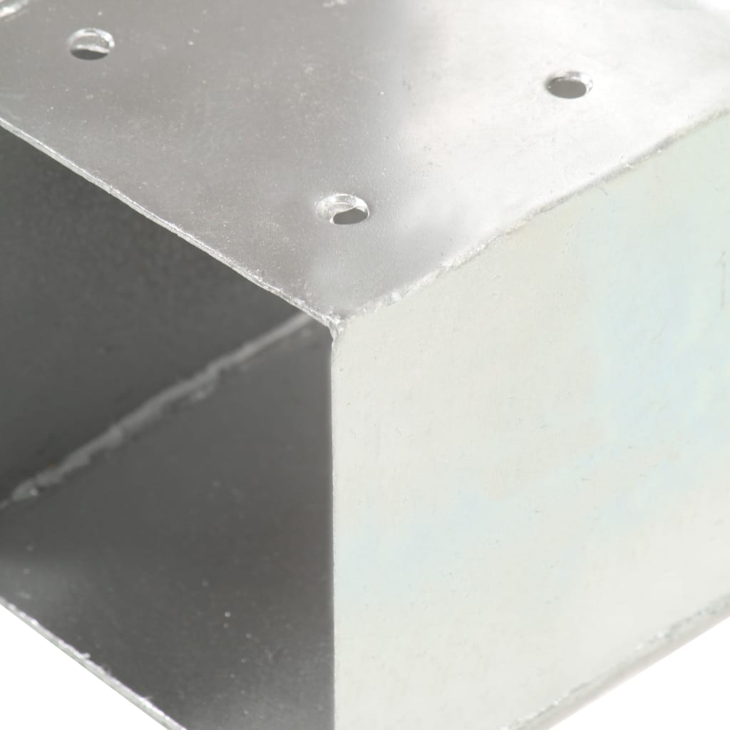 stolpebeslag T-form 71x71 mm galvaniseret metal