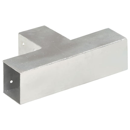 stolpebeslag T-form 4 stk. 71x71 mm galvaniseret metal