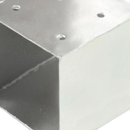 stolpebeslag T-form 4 stk. 71x71 mm galvaniseret metal