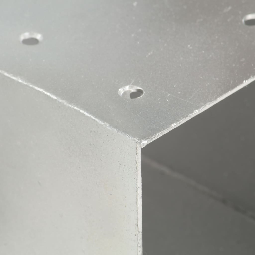 stolpebeslag Y-form 4 stk. 71x71 mm galvaniseret metal