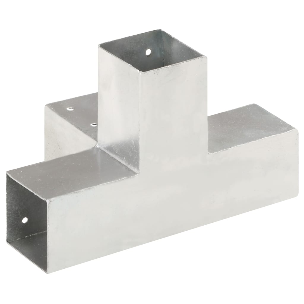 stolpebeslag X-form 71x71 mm galvaniseret metal