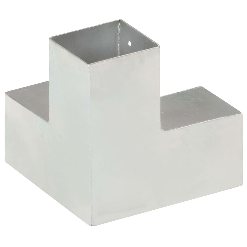 stolpebeslag Y-form 81x81 mm galvaniseret metal