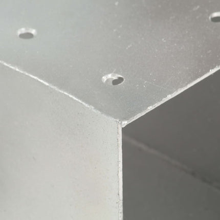 stolpebeslag Y-form 4 stk. 81x81 mm galvaniseret metal