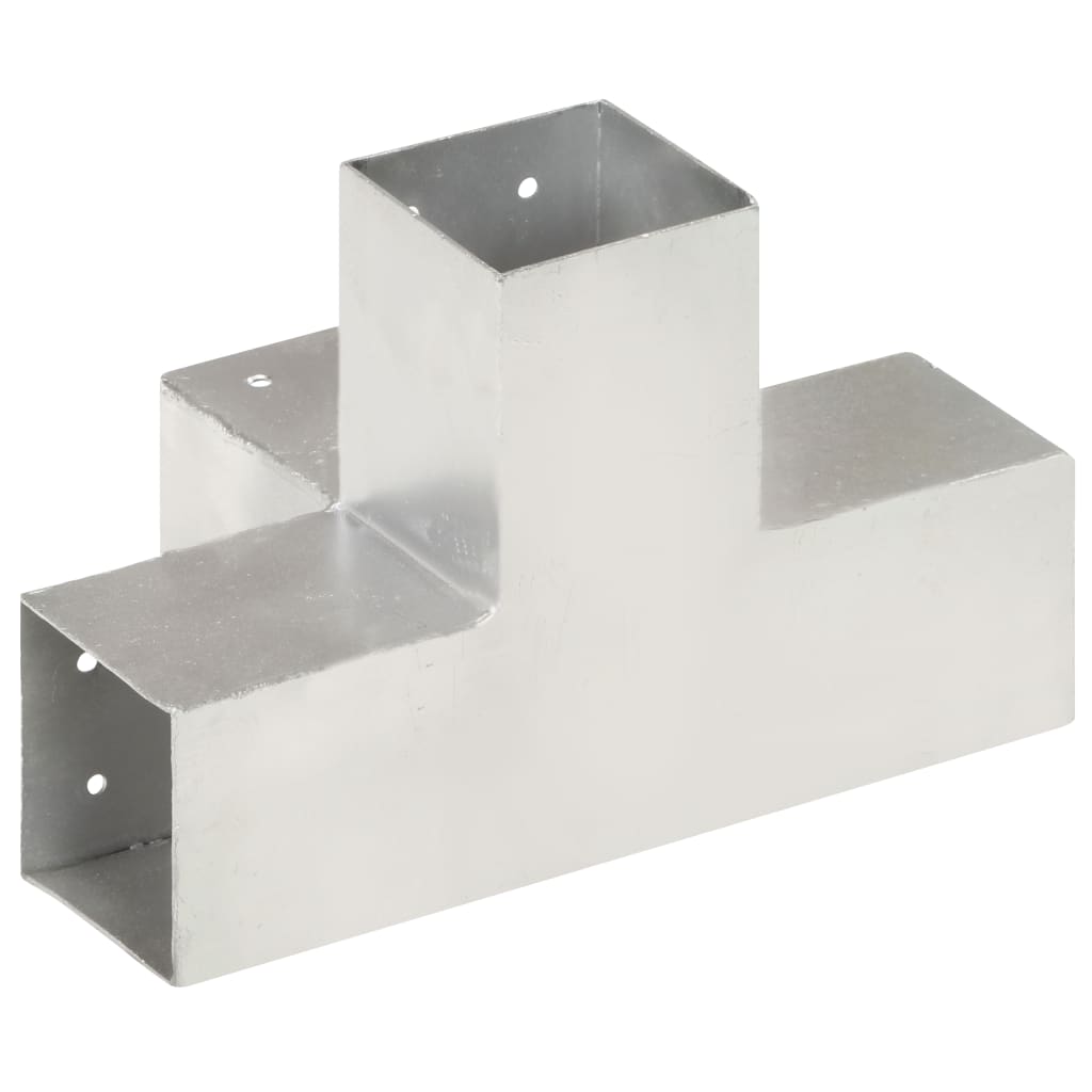 stolpebeslag X-form 81x81 mm galvaniseret metal
