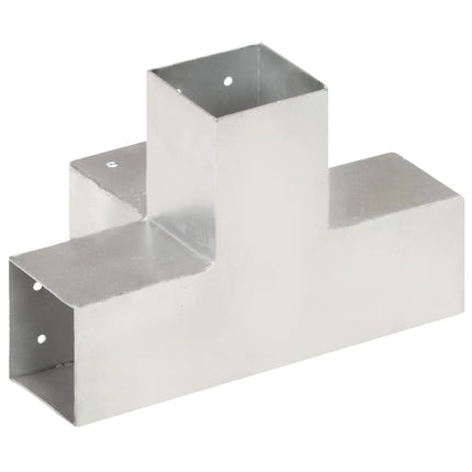 stolpebeslag X-form 4 stk. 81x81 mm galvaniseret metal