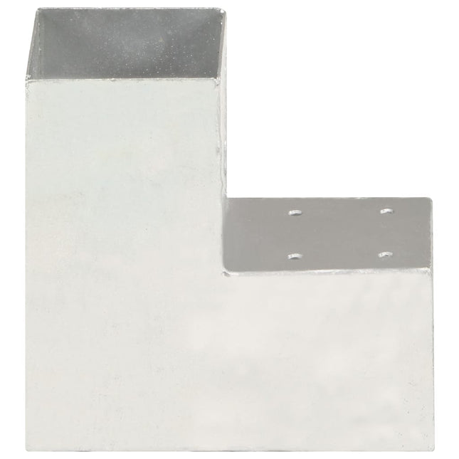 stolpebeslag L-form 91x91 mm galvaniseret metal