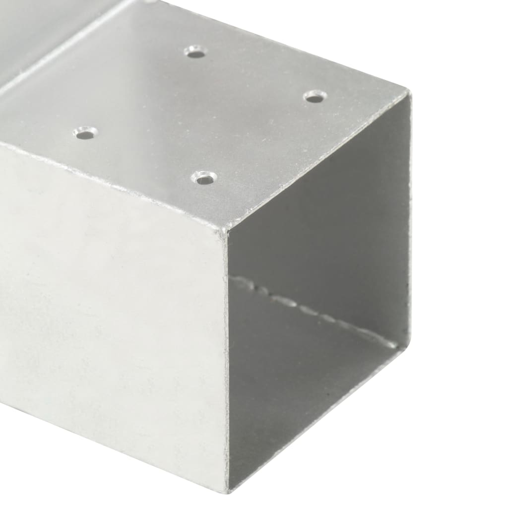 stolpebeslag L-form 91x91 mm galvaniseret metal
