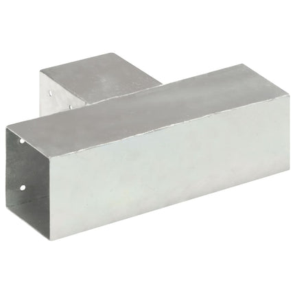 stolpebeslag T-form 91x91 mm galvaniseret metal