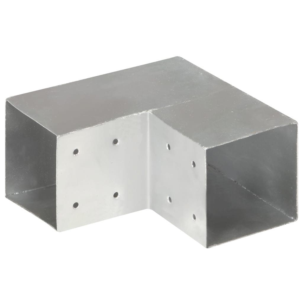 stolpebeslag L-form 4 stk. 101x101 mm galvaniseret metal