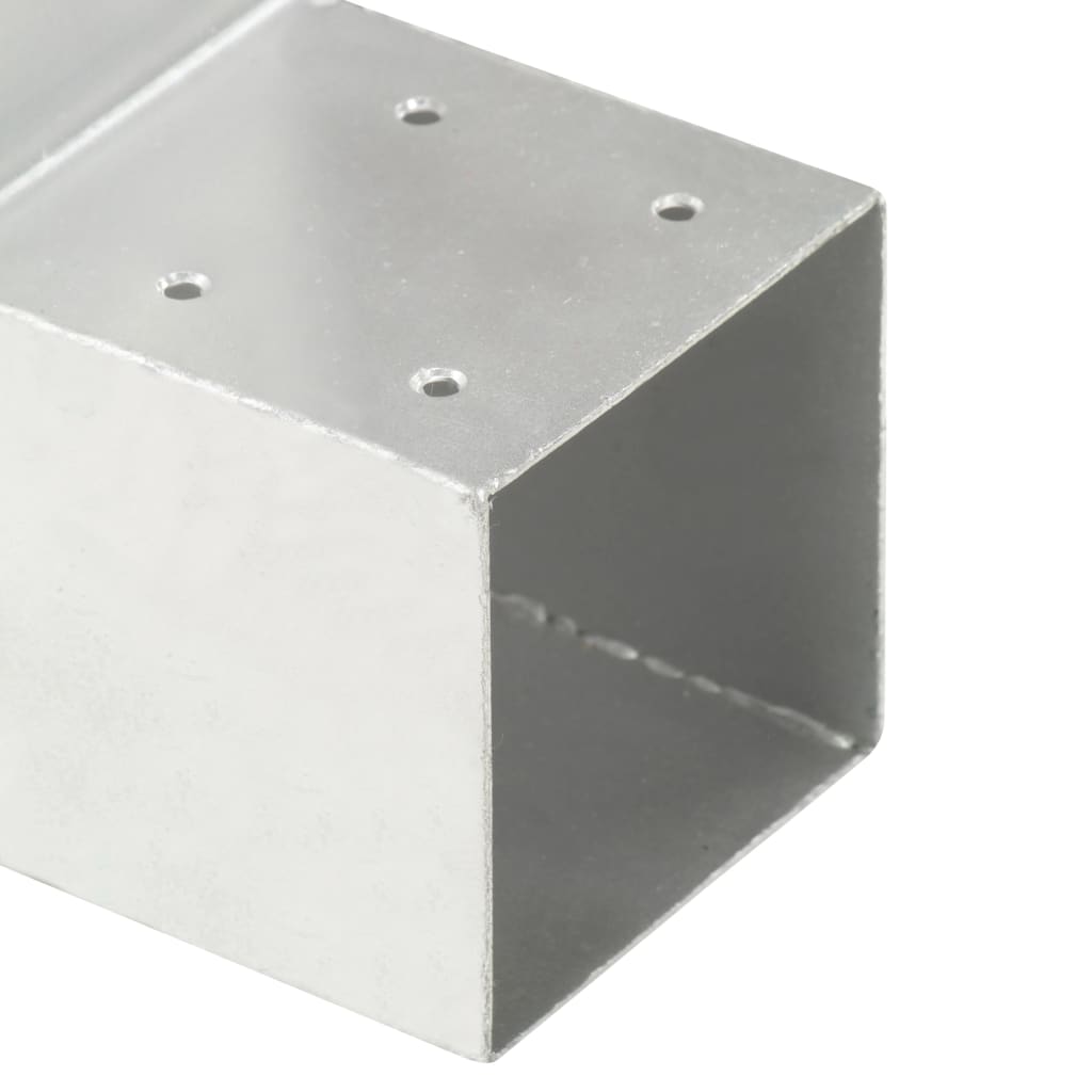 stolpebeslag L-form 4 stk. 101x101 mm galvaniseret metal