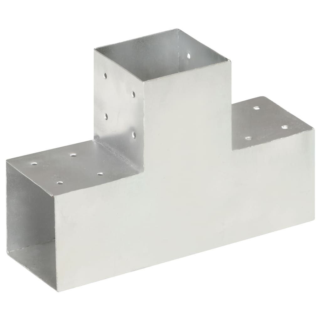 stolpebeslag T-form 101x101 mm galvaniseret metal