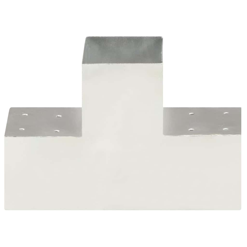 stolpebeslag T-form 4 stk. 101x101 mm galvaniseret metal