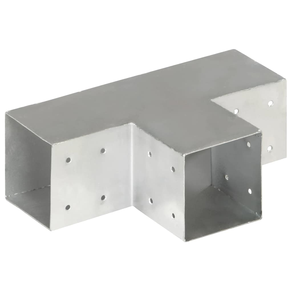 stolpebeslag T-form 4 stk. 101x101 mm galvaniseret metal