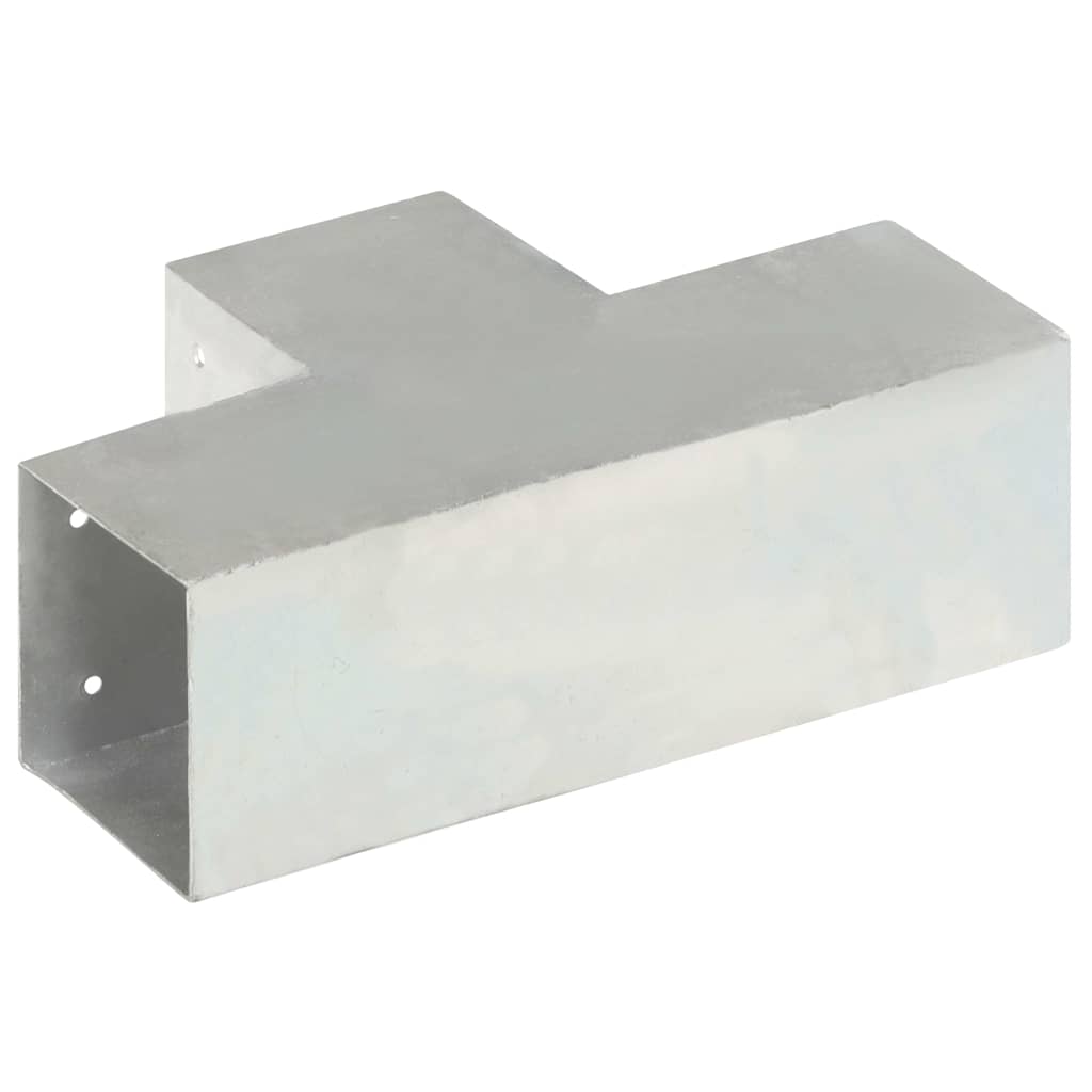 stolpebeslag T-form 4 stk. 101x101 mm galvaniseret metal