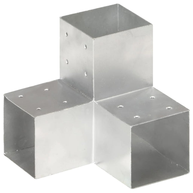 stolpebeslag Y-form 4 stk. 101x101 mm galvaniseret metal