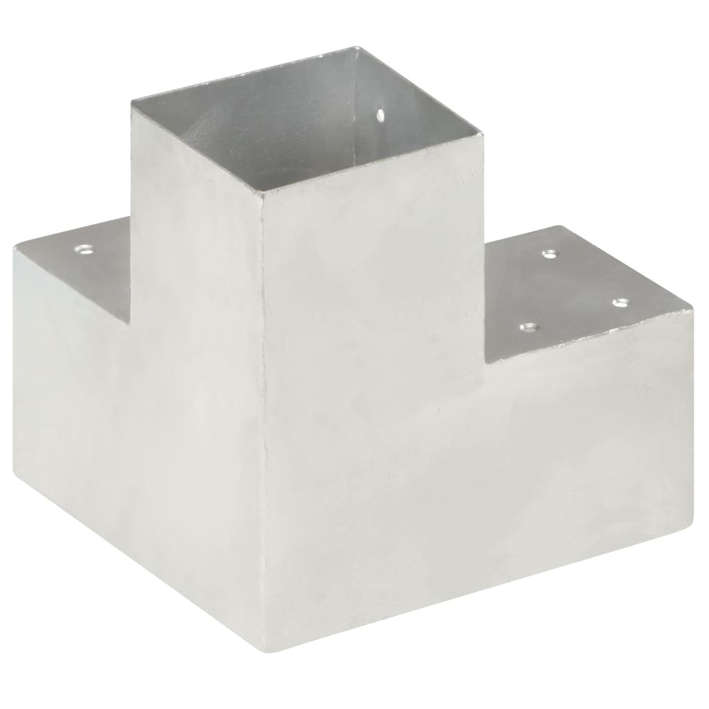 stolpebeslag Y-form 4 stk. 101x101 mm galvaniseret metal