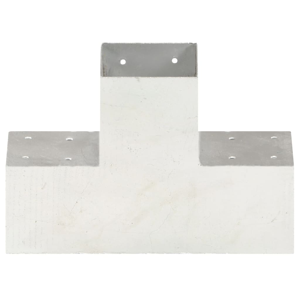 stolpebeslag X-form 4 stk. 101x101 mm galvaniseret metal