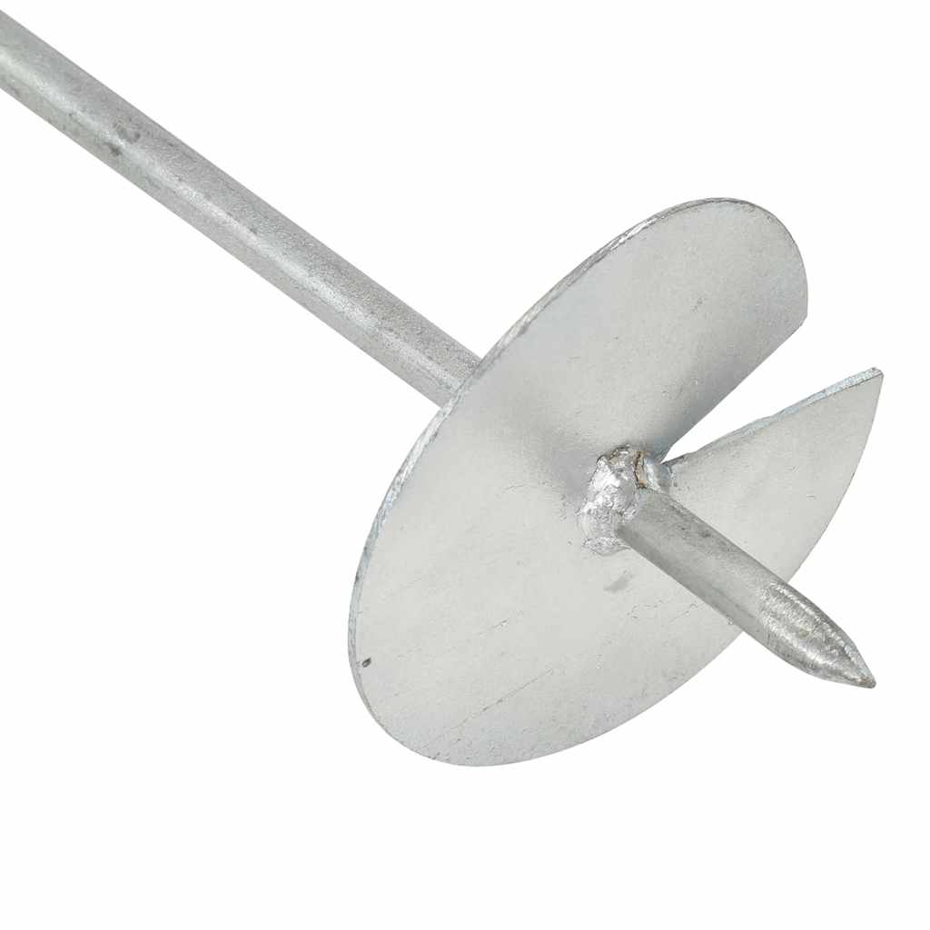 jordankre 4 stk. 10x60 cm galvaniseret metal