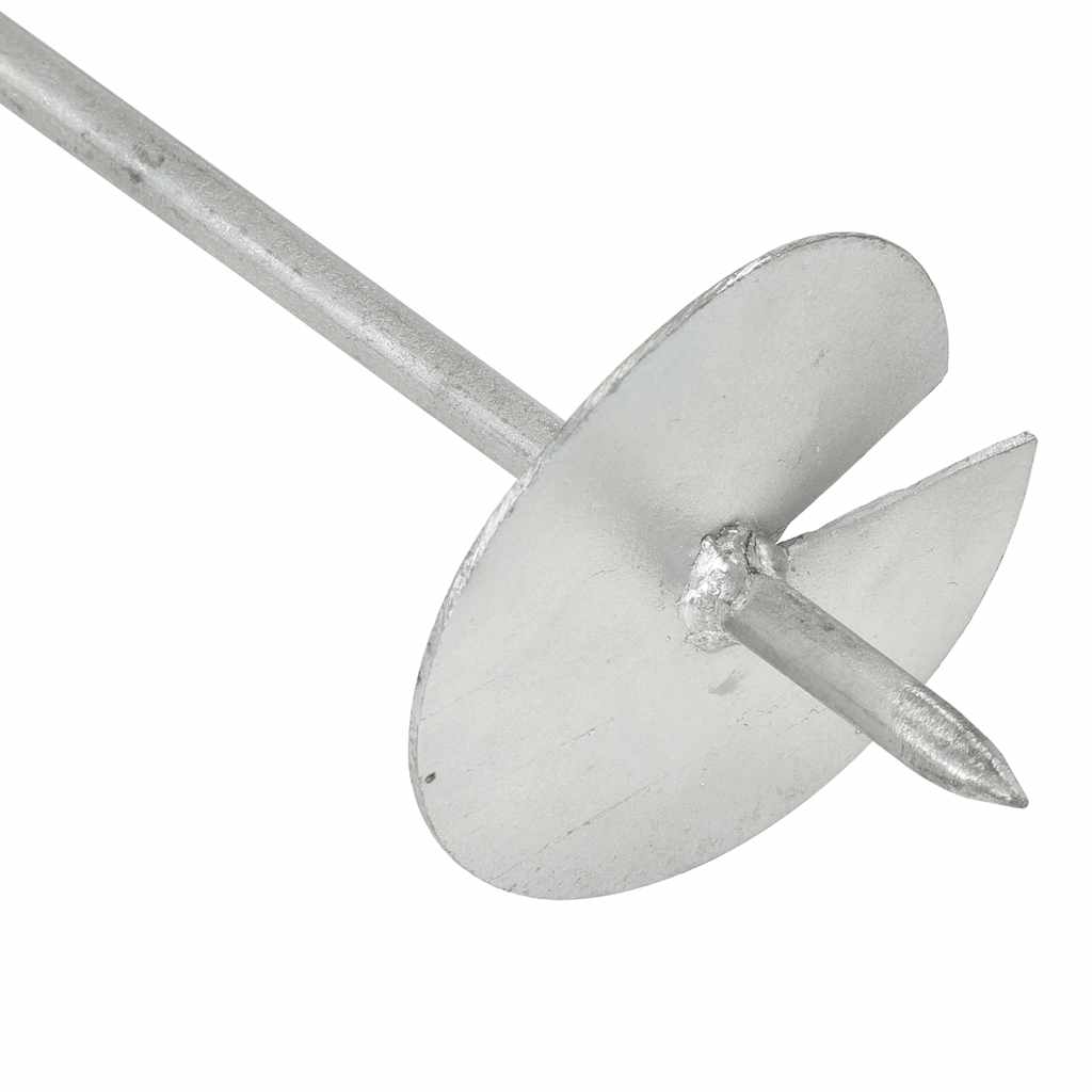 jordankre 10 stk. 10x60 cm galvaniseret metal