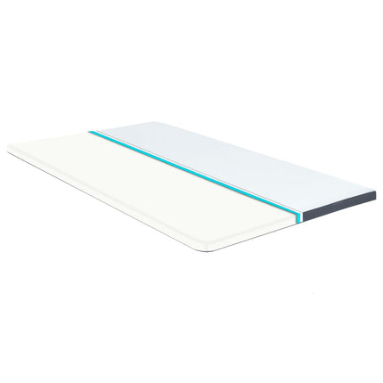 topmadras til seng med boxmadras 200x120x5 cm medium blød