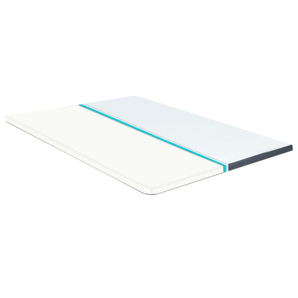 topmadras til seng med boxmadras 200x140x5 cm medium blød