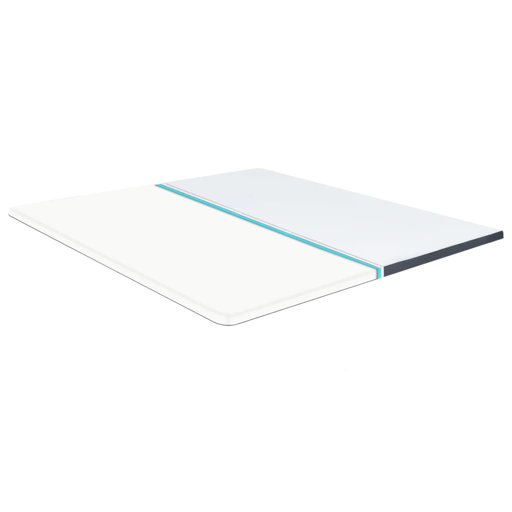 topmadras til seng med boxmadras 200x160x5 cm medium blød