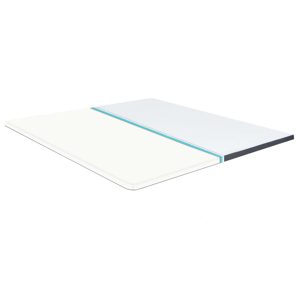 topmadras til seng med boxmadras 200x180x5 cm medium blød