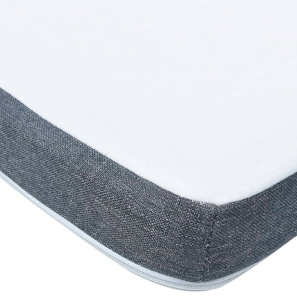 topmadras til seng med boxmadras 200x200x5 cm medium blød
