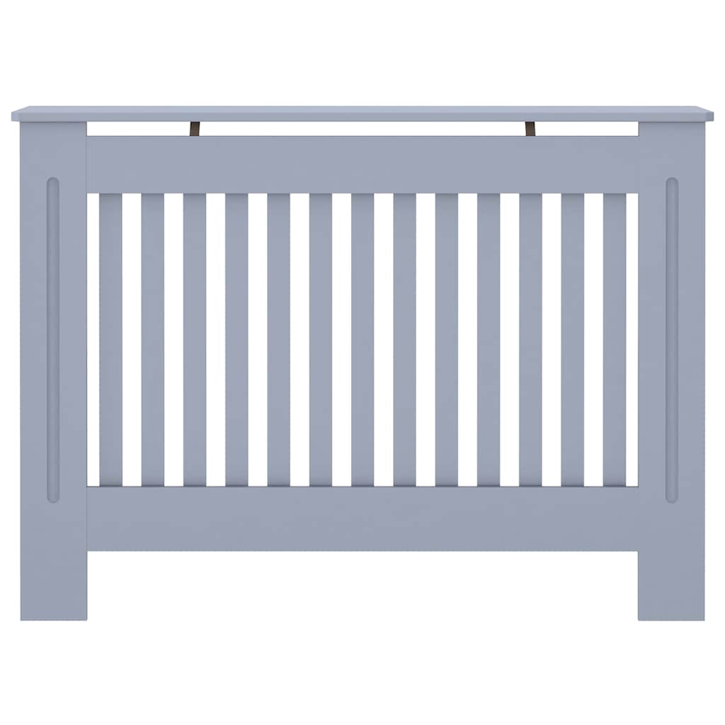 radiatorskjuler 112x19x81,5 cm MDF antracitgrå