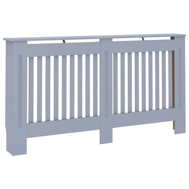 radiatorskjuler 152x19x81,5 cm MDF antracitgrå
