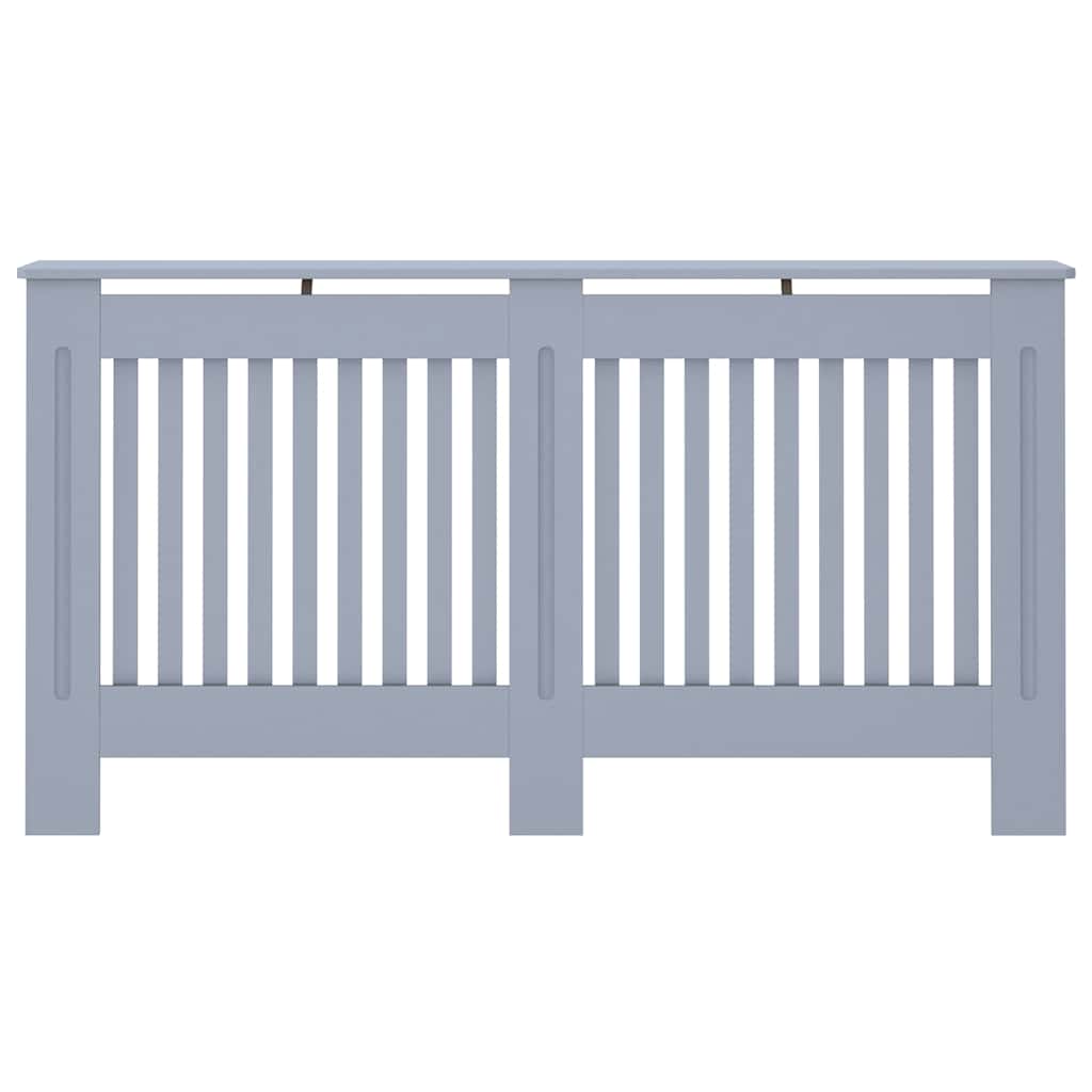 radiatorskjuler 152x19x81,5 cm MDF antracitgrå