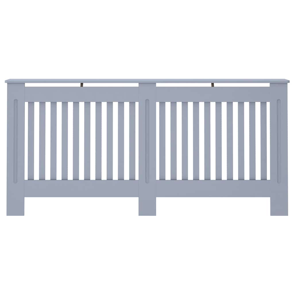 radiatorskjuler 172x19x81,5 cm MDF antracitgrå