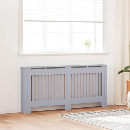 radiatorskjuler 172x19x81,5 cm konstrueret træ antracitgrå