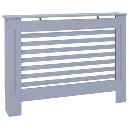 radiatorskjuler 112x19x81,5 cm MDF antracitgrå