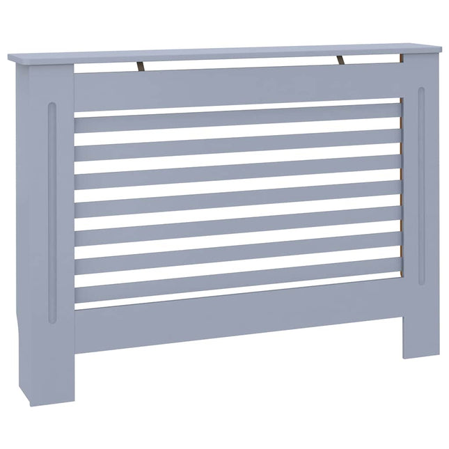 radiatorskjuler 112x19x81,5 cm MDF antracitgrå