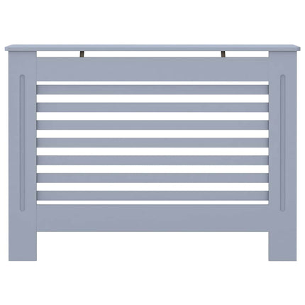 radiatorskjuler 112x19x81,5 cm MDF antracitgrå