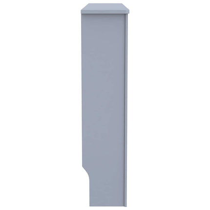 radiatorskjuler 112x19x81,5 cm MDF antracitgrå