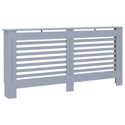 radiatorskjuler 172x19x81,5 cm MDF antracitgrå