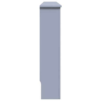 radiatorskjuler 112x19x81,5 cm MDF antracitgrå