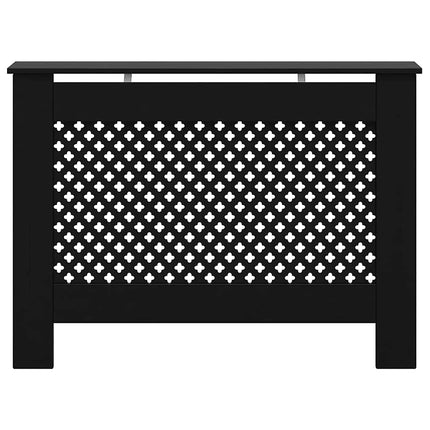 radiatorskjuler 112x19x81,5 cm MDF sort