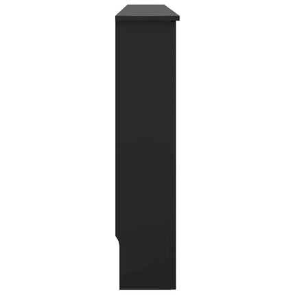radiatorskjuler 112x19x81,5 cm MDF sort