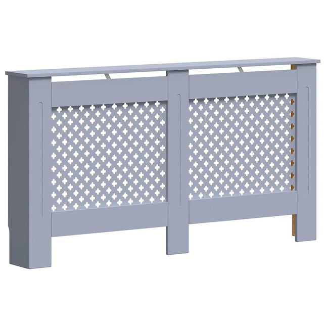 radiatorskjuler 152x19x81,5 cm MDF antracitgrå