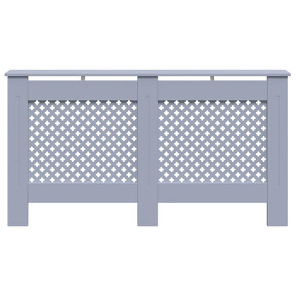 radiatorskjuler 152x19x81,5 cm MDF antracitgrå
