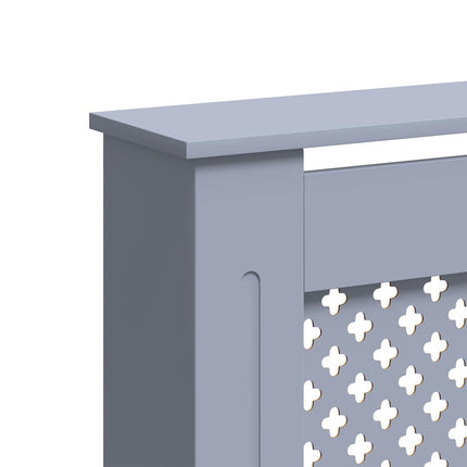 radiatorskjuler 152x19x81,5 cm MDF antracitgrå