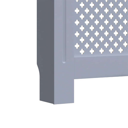radiatorskjuler 152x19x81,5 cm MDF antracitgrå