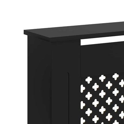 radiatorskjuler 152x19x81,5 cm MDF sort