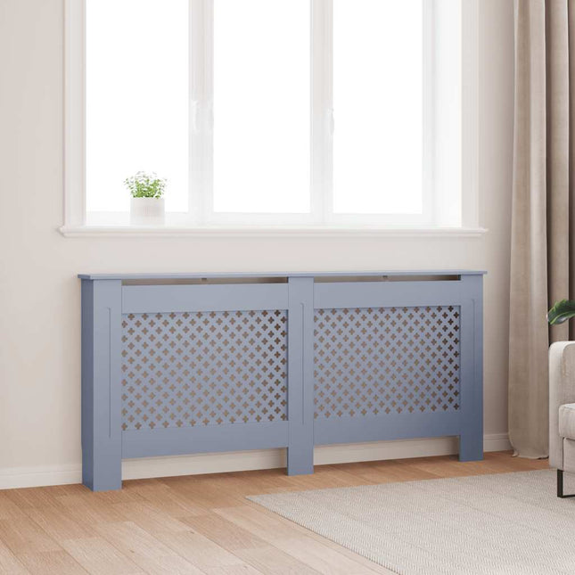 radiatorskjuler 172x19x81,5 cm MDF antracitgrå