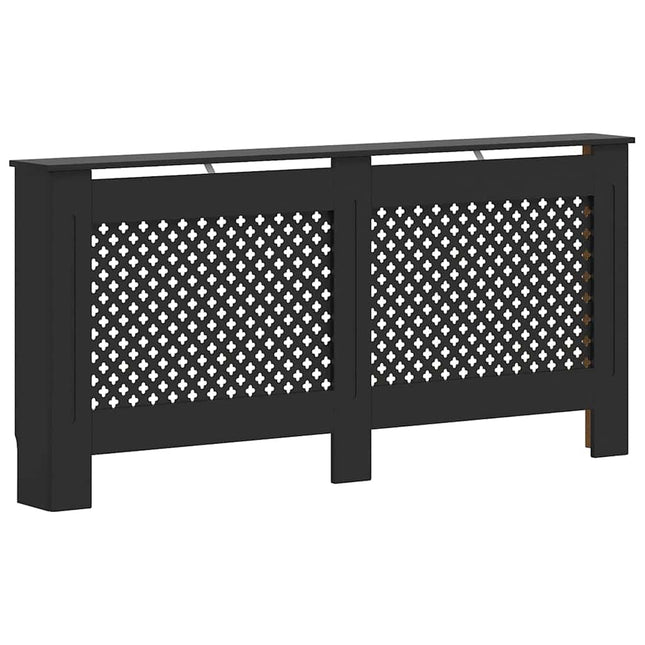 radiatorskjuler 172x19x81,5 cm MDF sort