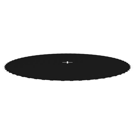 trampolinmåtte til 12 ft/3,66 m rund trampolin stof sort