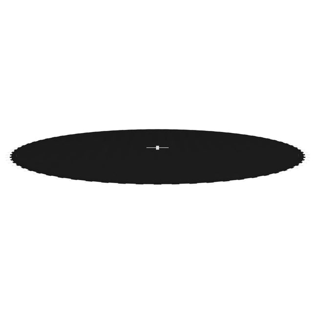 trampolinmåtte til 13 ft/3,96 m rund trampolin stof sort